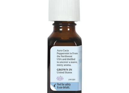 Aura Cacia - Peppermint Essential Oil | 15 mL