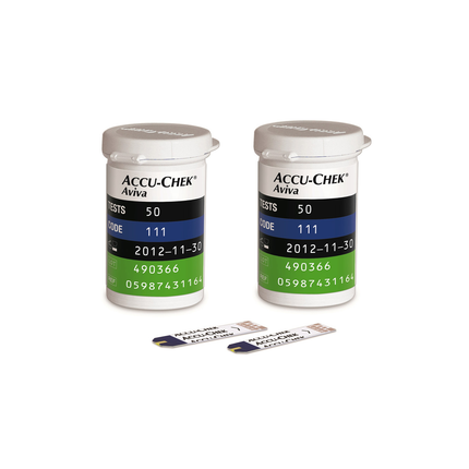 Roche - Bandelettes Accu-Chek Aviva | 100 bandelettes de test