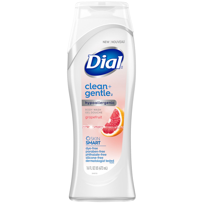 Dial -  Clean + Gentle Hypoallergenic Body Wash - Grapefruit | 473 mL