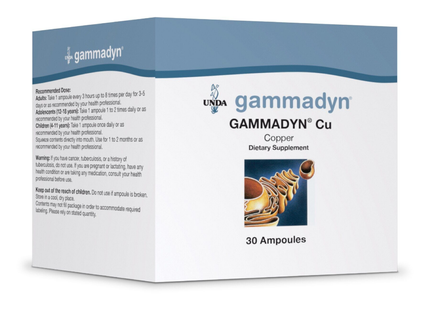 UNDA - Gammadyn Cu | 30 ampoules