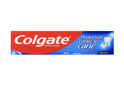 Colgate - Dentifrice au fluorure protection caries régulier | 95 mL