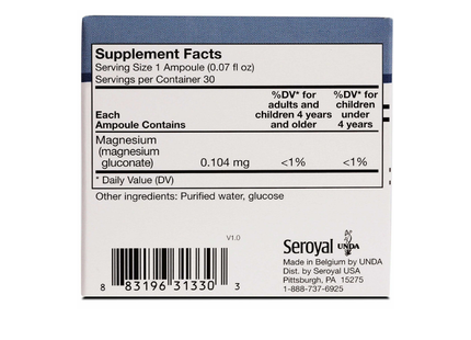 UNDA - Gammadyn Mg | 30 ampoules
