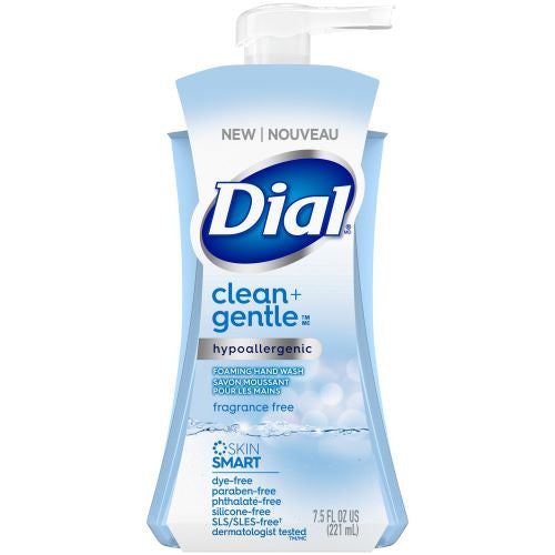 Dial - Clean + Gentle  - Hypoallergenic Foaming Hand Wash - Fragrance Free | 221ml