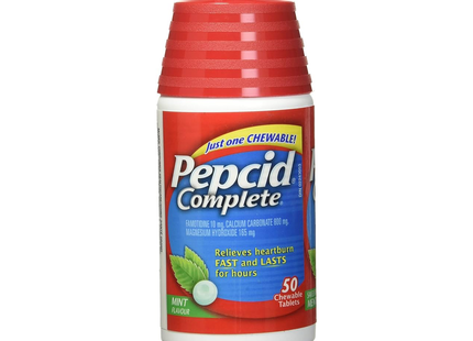 Pepcid - Comprimés complets à croquer à la menthe | 50 comprimés