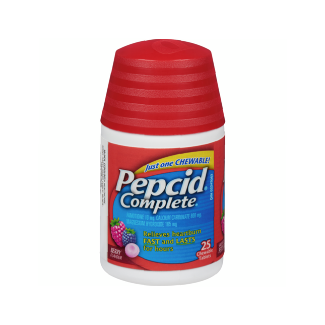 Comprimés à croquer Pepcid Complete - Baies | 25 comprimés