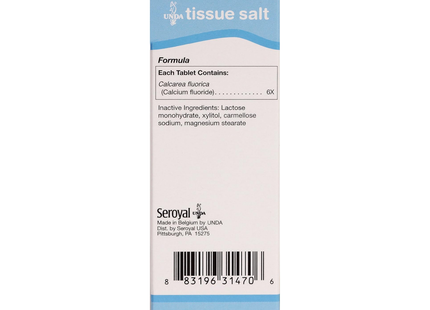 UNDA - Calcarea Fluorica 6X | 100 Tablets 