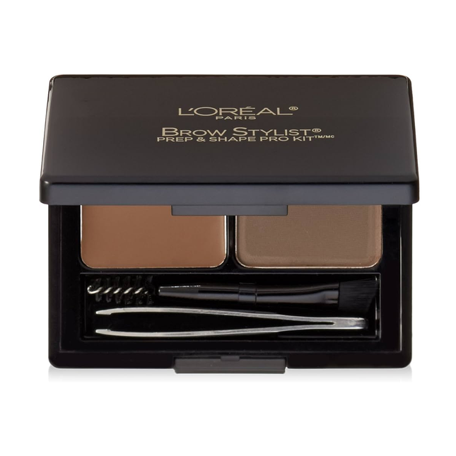 L'Oréal - Brow Stylist Prep & Shape Pro Kit, Medium to Dark 387 | 3.5 g