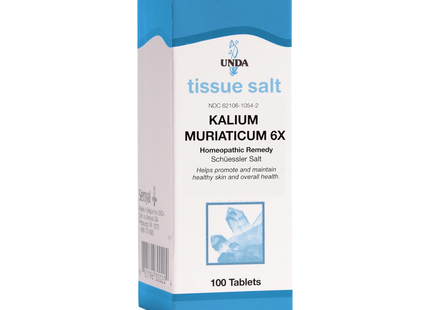 UNDA - Kalium muriaticum 6X | 100 Tablets 
