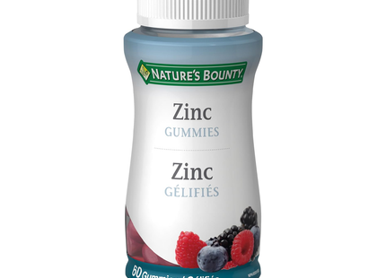 Nature's Bounty - Zinc Gummies | 60 Gummies