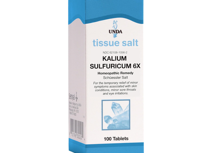 UNDA - Kalium sulfuricum 6X | 100 Tablets 