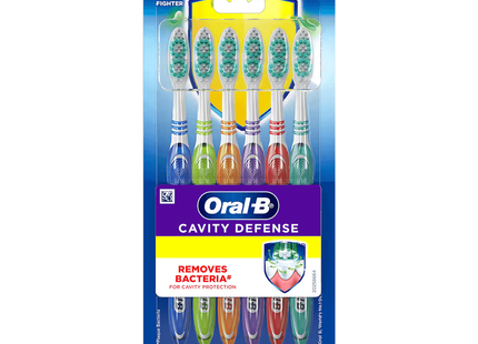 Oral-B - Cavity Defense Toothbrush, Soft | 6 Pack
