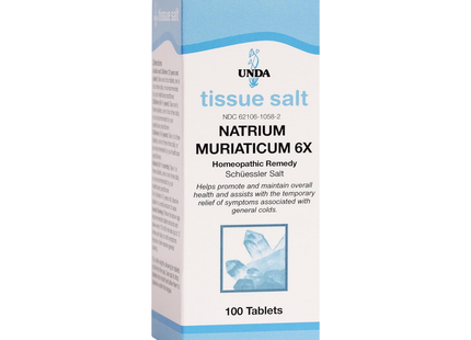 UNDA - Natrium muriaticum 6X | 100 Tablets 