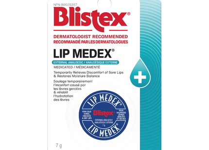 Blistex - Lip Medex Medicated Lip Balm | 7 g