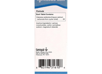 UNDA - Calcarea Carbonica 6X | 100 Tablets 