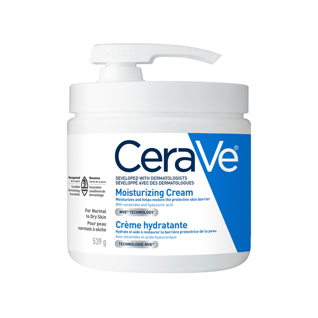 CeraVe - Moisturizing Cream With Pump For Normal To Dry Skin | 539 g
