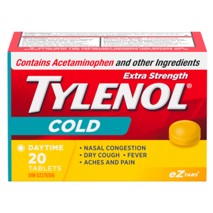 Comprimés de jour contre le rhume Tylenol Extra Fort | 20 comprimés