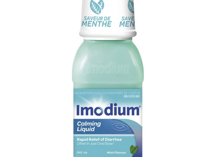 Imodium - Calming Liquid for Rapid Relief of Diarrhea | 240 ml