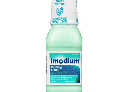 Imodium - Calming Liquid for Rapid Relief of Diarrhea - Mint | 240 mL