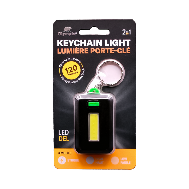 Olympia - LED Keychain Light with 3 Modes | 120 Lumens