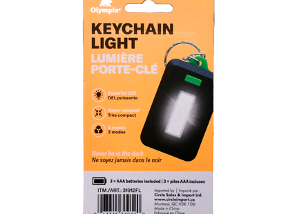 Olympia - LED Keychain Light with 3 Modes | 120 Lumens