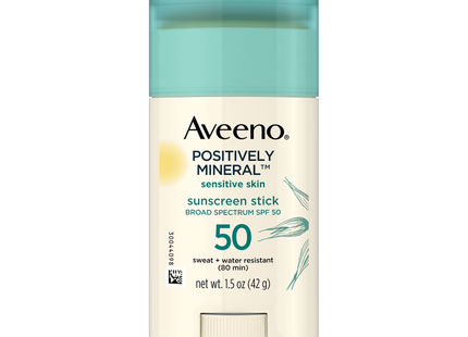 Aveeno - Positively Mineral Sunscreen Stick - SPF 50 | 42 g