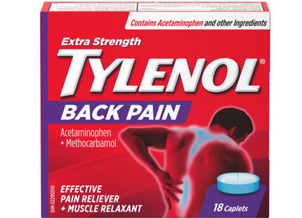 Tylenol - Back Pain Acetaminophen 500 mg | 18 Caplets