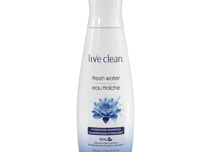 Live Clean - Shampoing Hydratant Eau Fraîche | 350 mL