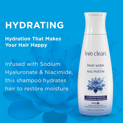 Live Clean - Fresh Water Hydrating Shampoo | 350 mL