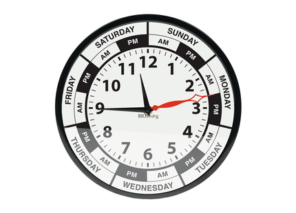 BIOS Living - Day Reminder Clock | 1 Item