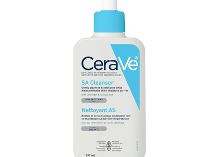 CeraVe - SA Cleanser - Formule lissante pour la peau | 237 ml