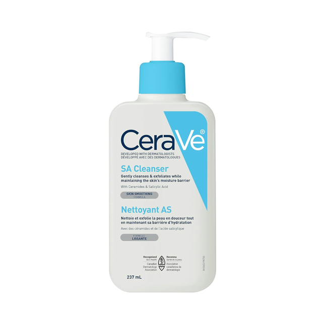 CeraVe - SA Cleanser - Formule lissante pour la peau | 237 ml