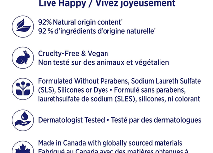 Live Clean - Nettoyant hydratant pour le corps à l'eau douce | 500 ml