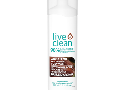 Live Clean - Argan Oil Replenishing Body Wash | 500 mL