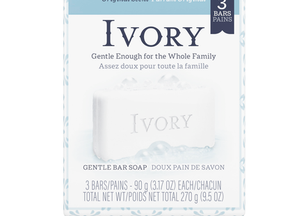 Ivoire - Barre de savon au parfum original | 3 barres