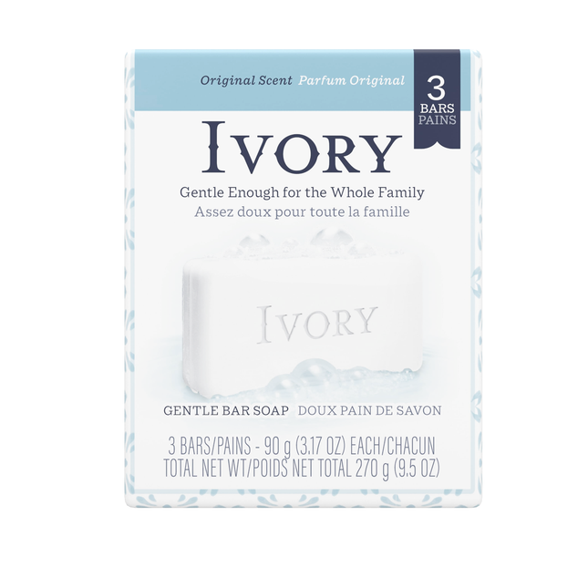 Ivory - Original Scent Soap Bar | 3 Bars