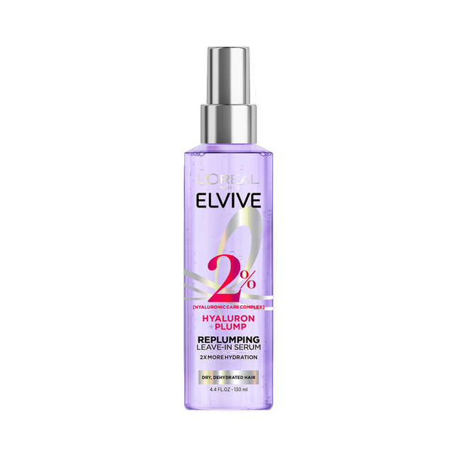 L'Oréal Paris - Sérum repulpant hydratant sans rinçage à l'acide hyaluronique Hyaluron Plump 2 % pour cheveux déshydratés | 150 ml