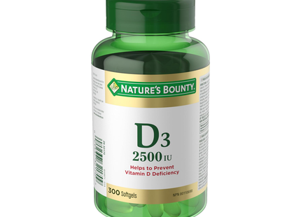 Nature's Bounty - Vitamin D3 | 300 Capsules