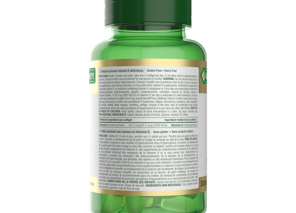 Nature's Bounty - Vitamin D3 | 300 Capsules