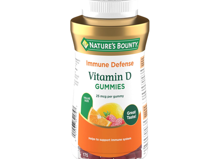 Nature's Bounty - Vitamine D 1000 UI | 175 Gommes