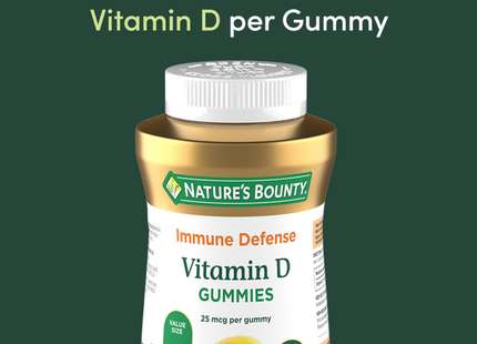 Nature's Bounty - Vitamine D 1000 UI | 175 Gommes