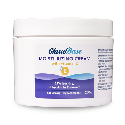 Glaxal Base - Crème Hydratante à la Vitamine E | 250 g