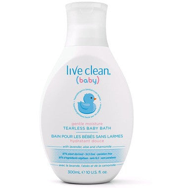 Live Clean Baby - Tearless Baby Bath - Gentle Moisture | 300 mL