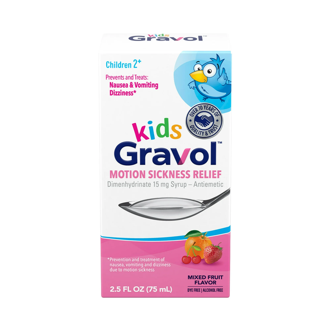 Gravol - Kids Fruit Flavour Liquid | 75 mL