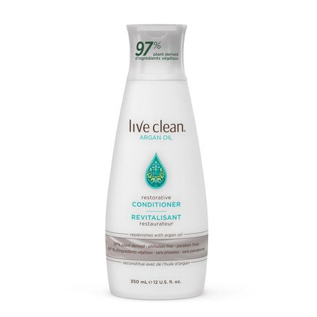 Revitalisant réparateur à l'huile d'argan Live Clean | 350 ml