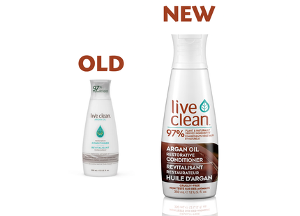 Live Clean - Argan Oil Restorative Conditioner | 350 mL