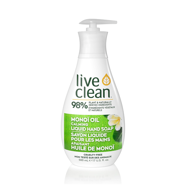 Live Clean - Monoi Oil Calming Liquid Hand Soap | 500 mL