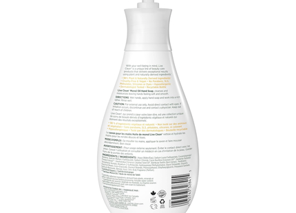 Live Clean - Monoi Oil Calming Liquid Hand Soap | 500 mL