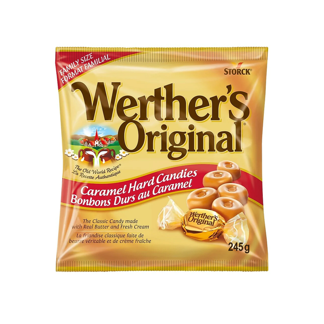 Werther's Original - Caramel Hard Candies - Family Size | 245 g