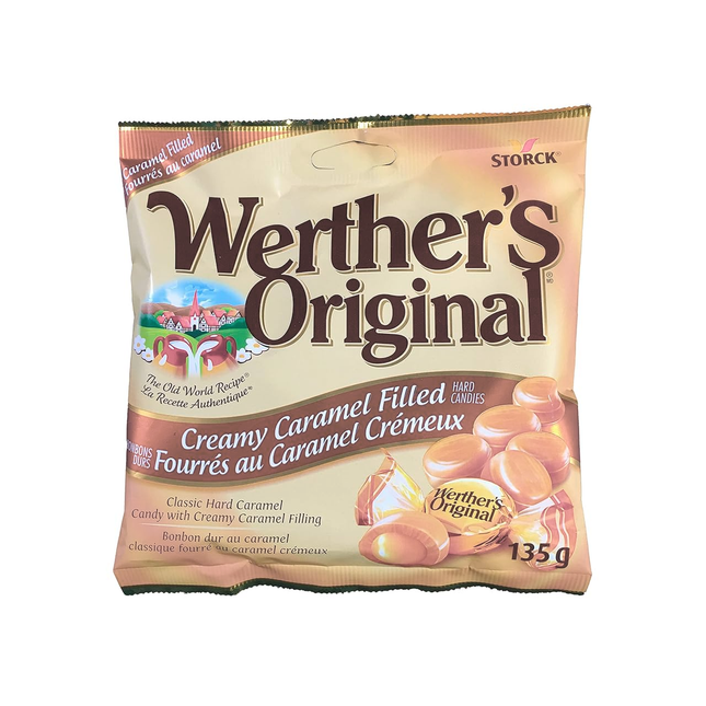 Werther's - Bonbons durs fourrés au caramel crémeux original | 135 g