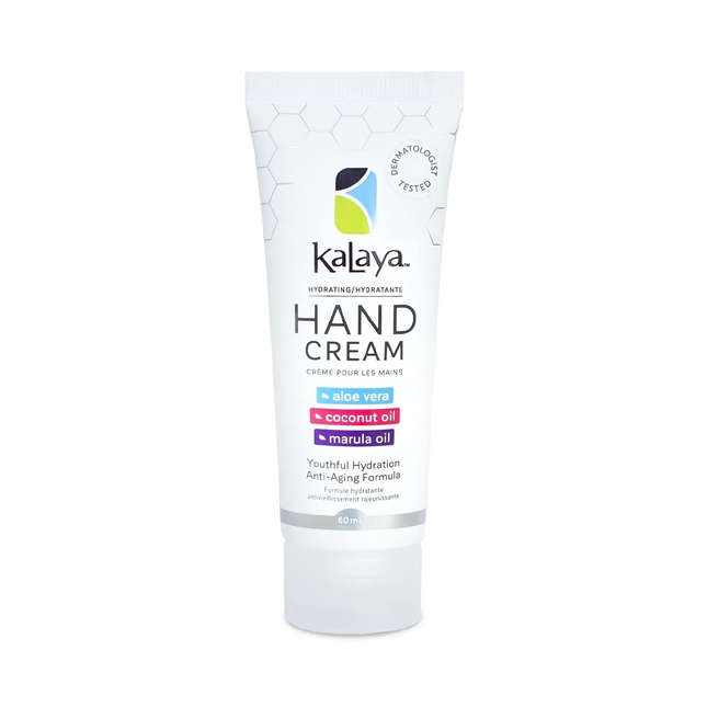 Kalaya Naturals - Hydrating Hand Cream with Aloe Vera, Coconut Oil & Marula Oil | 60 mL